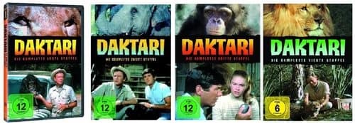 DAKTARI COMPLETE SERIES 1-4 DVD COLLECTION Season 1 2 3 4 Compatible doctors Region 2 (Brand New)