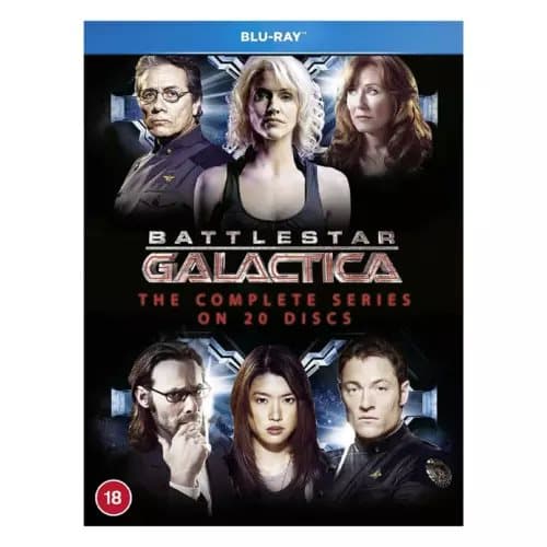 Battlestar Galactica: The Complete Series [18] Blu-ray Box Set Region 2 (Brand New)