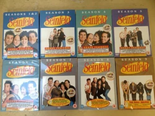 SEINFELD COMPLETE SERIES 1-9 DVD Collection Season 123456789 Genuine Original Region 2 (Brand New)