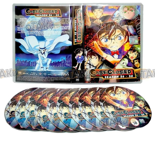 CASE CLOSED (SEASON 26-30) - ANIME TV SERIES DVD (1-182 EPS) SHIP FROM Region 2 (Brand New)