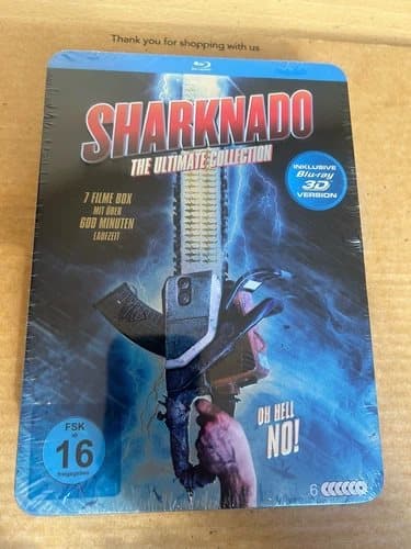 Sharknado : The Ultimate Collection Metal Box Blu-ray 6 Disc Set Region 2 (Brand New)