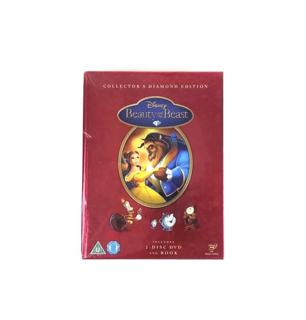 Disney Beauty & the Beast Collector’s Diamond Edition 2-Disc DVD + Book Set Region 2 (Brand New)
