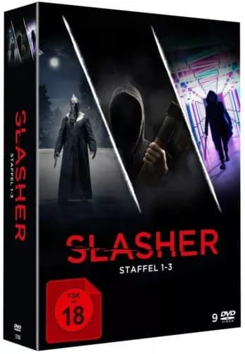 SLASHER The Complete Tv Series 1 2 3 Christopher Jacot / 9 Disc R2 DVD Region 2 (Brand New)