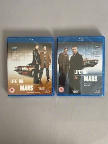 LIFE ON MARS COMPLETE SERIES 1&2 BLU-RAY DVD’S GENUINE Region 2 (Brand New)