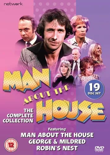 Man About the House: The Complete Collection DVD (2019) Richard O’Sullivan, Region 2 (Brand New)