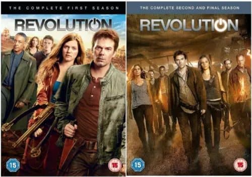 REVOLUTION COMPLETE SERIES 1 & 2 DVD COLLECTION Season 1 and Season 2 Release Region 2 (Brand New)