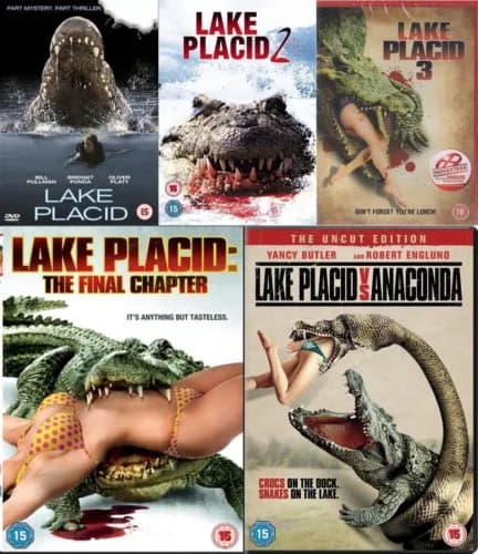 LAKE PLACID PENTALOGY SERIES 1-5 DVD COMPLETE COLLECTION 1 2 3 4 5 R2 Region 2 (Brand New)