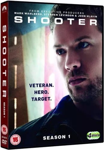 SHOOTER COMPLETE SERIES 1 DVD 1st First Season One R2 Region 2 (Brand New)