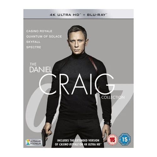 James Bond: The Daniel Craig Collection [15] 4K UHD Box Set Region 2 (Brand New)