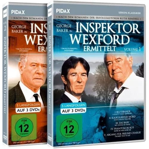 INSPECTOR WEXFORD - RUTH RENDELL Volume 1 & 2 10 Episodes Region 2 DVD (Brand New)