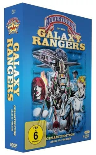 THE ADVENTURES OF THE GALAXY RANGERS: The Complete Series 1986 Region 2 DVD (Brand New)
