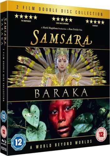 SAMSARA / BARAKA Blu-ray 2 FILM DOUBLE DISC COLLECTION Original Release R2 Region 2 (Brand New)