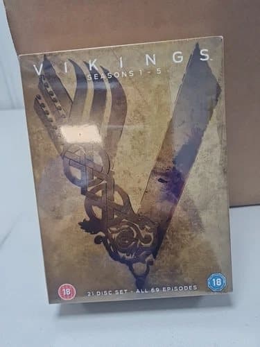 Vikings: The Complete Seasons 1-5 [18] Blu-ray Box Set Region 2 (Brand New)
