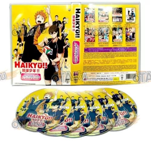 HAIKYU !! (SEASON 1-4)( HAIKYŪ ) - TV DVD (1-85 EPS+5 OVA+4 MOVIE) SHIP FROM Region 2 (Brand New)