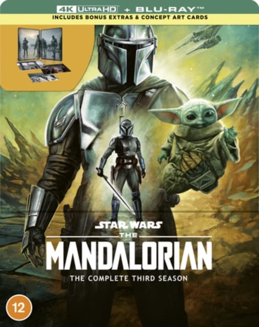 Star Wars Mandalorian S3 (Steelbook) (Disney + O (4 4K Ultra HD)