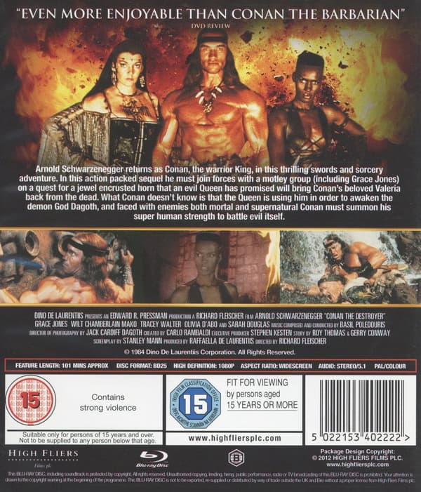 Conan / Förgöraren (Ej svensk text) (Blu-ray)