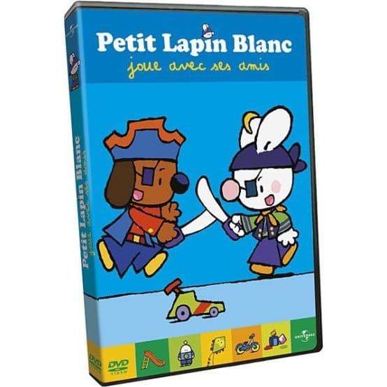 DVD - Lilla vita kaninen leker med sina vänner - Universal Studio Canal Video - Tecknad film - Alla åldrar