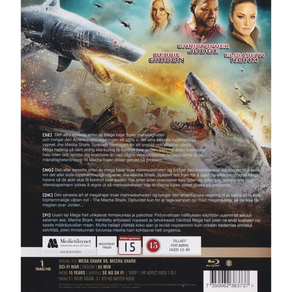 Mega Shark vs Mecha Shark Blu-Ray (Brukt)