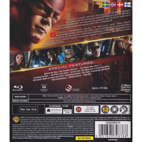 The Flash Blu-Ray (Brugt)