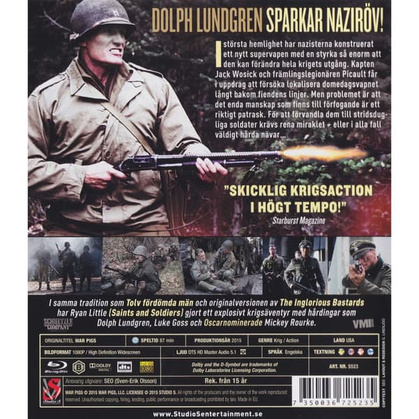 War Pigs Blu-Ray (Brukt)