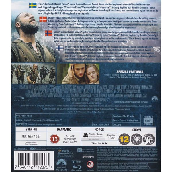 Noah Blu-Ray (Begagnad)