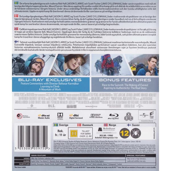 Everest Blu-Ray (Brukt)