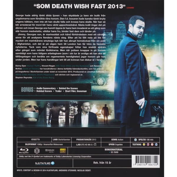 Vendetta Blu-Ray (Begagnad)