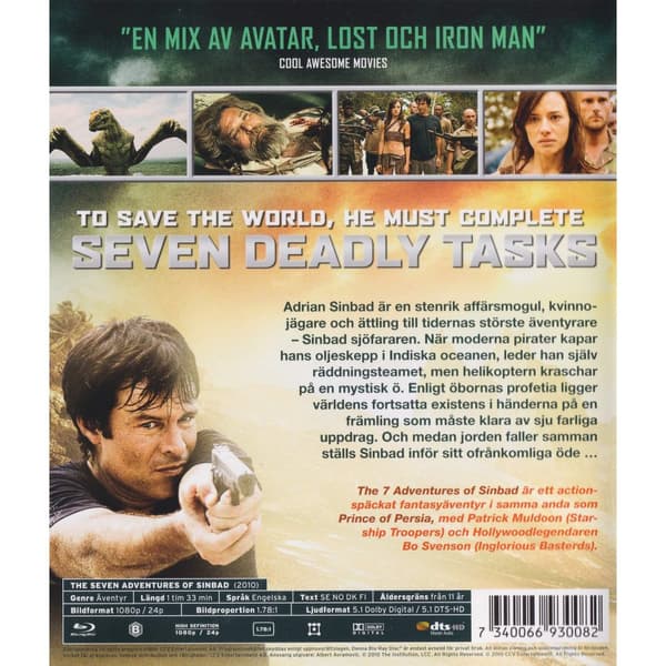 The 7 Adventures of Sinbad Blu-Ray (Brugt)