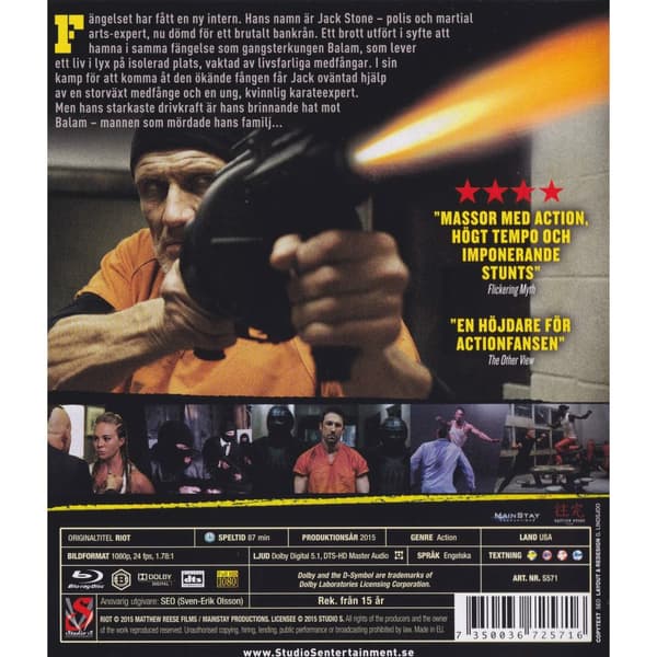 Riot Blu-Ray (Brukt)