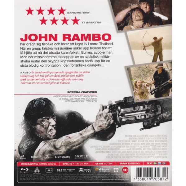 Rambo Blu-Ray (Begagnad)