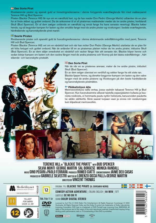 Den svarte piraten (DVD)