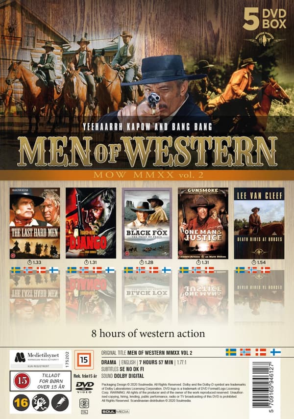 Men of western - Box 2 (5 DVD)