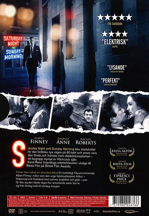 Saturday night and Sunday morning (DVD)
