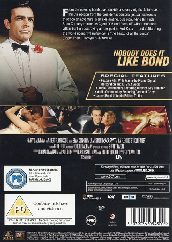 James Bond / Goldfinger (DVD)
