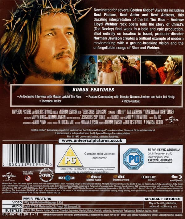 Jesus Christ Superstar (1973) (Blu-ray)