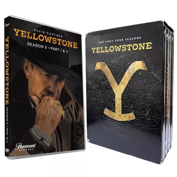 YellowStone Seasons 1-5 DVD TV Series 23-Disc English Brand New