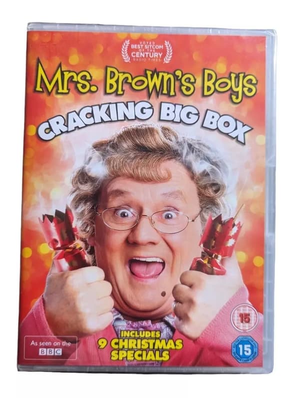 Mrs Brown’s Boys - Cracking Big Box (DVD, 2016) 4 Disc Box Set Region 2 (Brand New)