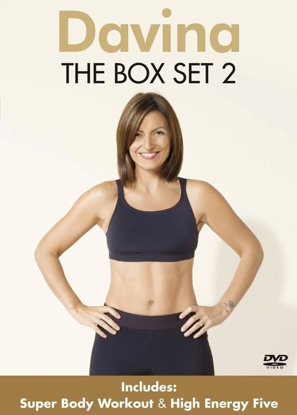DAVINA SUPER BODY WORKOUT AND HIGH ENERGY 5 FIVE EXERCISE TRAINING DVD R2 Region 2 (Brand New)