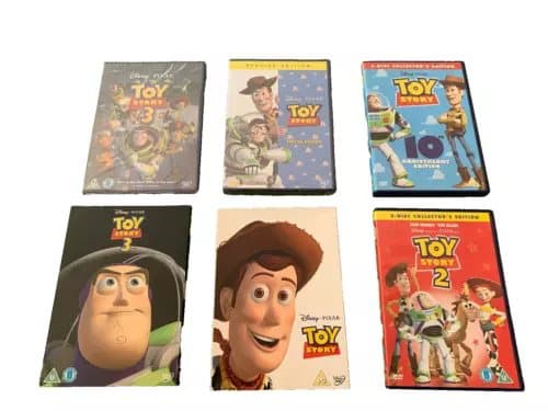 Toy Story (Walt Disney & Pixar) 4 x DVDS 2 With Slipcover + 2 Other’s Region 2 (Brand New)