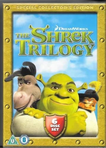 The Shrek Trilogy DVD 6-DISC DELUXE COLLECTOR’S EDITION DVD INC SHREK 3D Region 2 (Brand New)