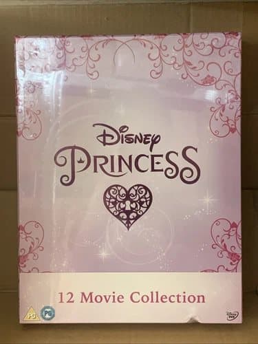 Disney Princess Complete Collection Box set [DVD] [2019] Region 2 (Brand New)