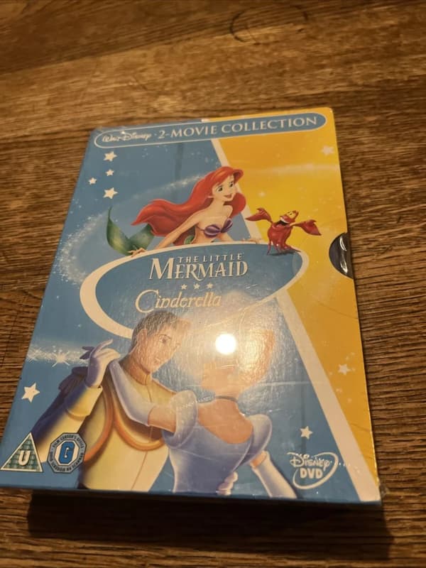 Disney Cinderella / The Little Mermaid DVD box set. Rare boxset, Region 2 (Brand New)