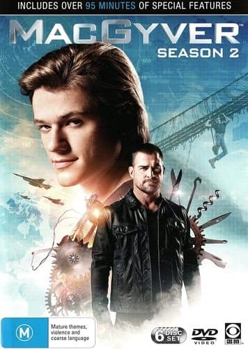 MacGyver Season 2 DVD (6 Disc) Region 2 Compatible Complete Second Season (Brand New)