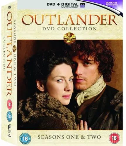 OUTLANDER Complete Seasons 1-2 REGION 2 DVD + DIGITAL BOX SET PAL (Brand New)