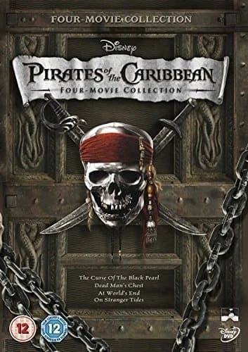 Pirates of the Caribbean 1-4 Box Set [DVD] - Region 2 (Brand New)