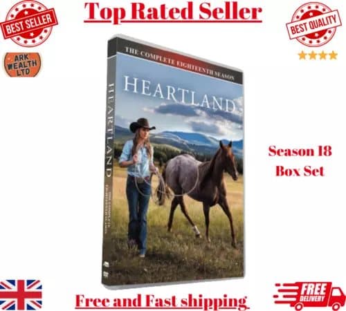 Heartland Season 18 DVD Box Set stock High Quality Fast Shipping Region 2 (Brand New)