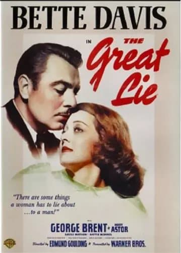 THE GREAT LIE DVD Bette Davis George Brent Edmund Goulding Movie R2 Region 2 (Brand New)