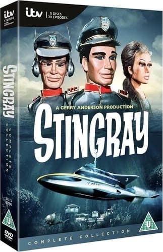 STINGRAY The Complete series. All 39 episodes. Gerry Anderson. DVD. Region 2 (Brand New)
