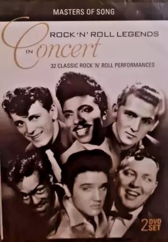 Rock n Roll Legends in Concert (DVD) 32 Classic Tracks Elvis [] [Region 2] (Brand New)