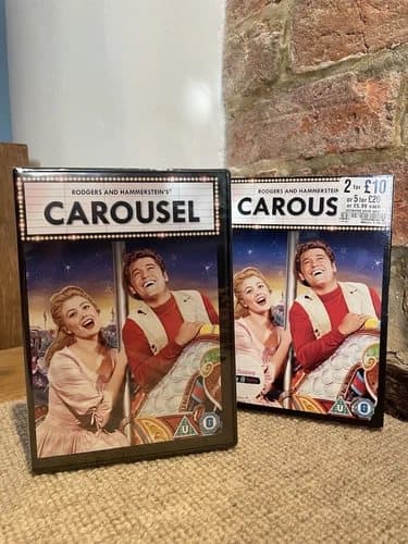 CAROUSEL DVD GORDON MACRAE SHIRLEY JONES HMV EXCLUSIVE SLIP COVER Region 2 (Brand New)